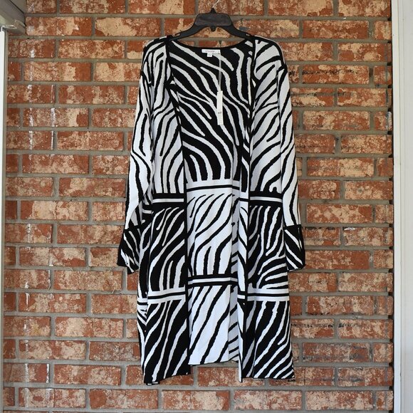 Chico's Sweaters - Chico's Zebra Cardigan Sweater